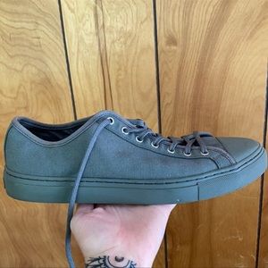 Grey converse like shoes